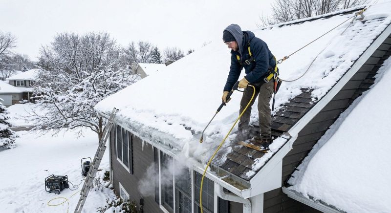 Ice Dam Removal in Tulsa, OK