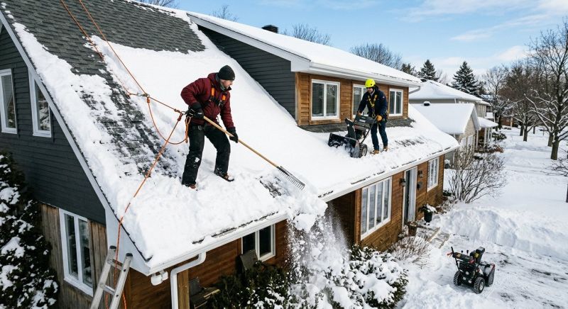 Rooftop Snow Removal in Long Island, NY